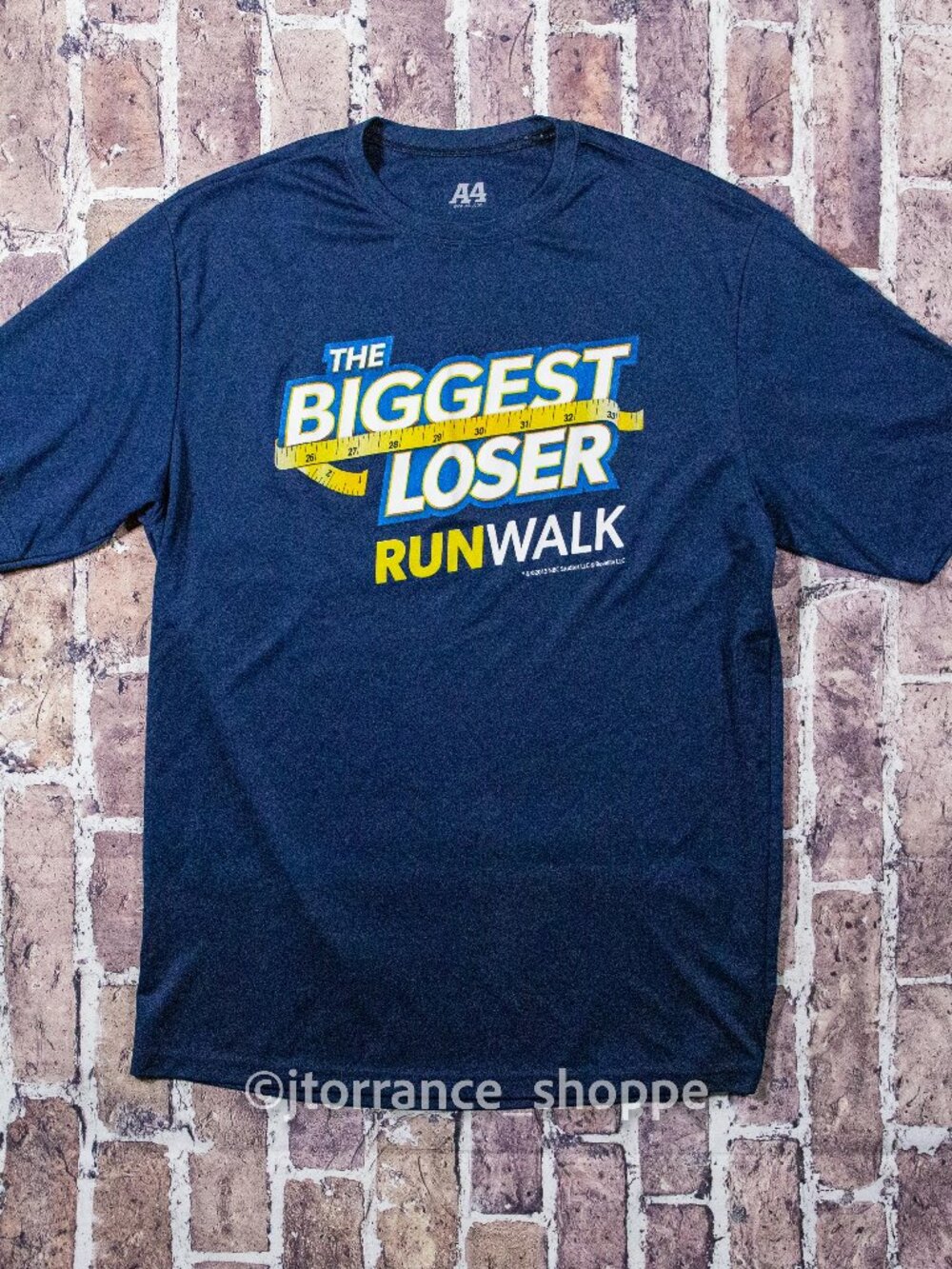 2013 Vintage The Biggest Loser Run Walk Television Show Tee Shirt Adult